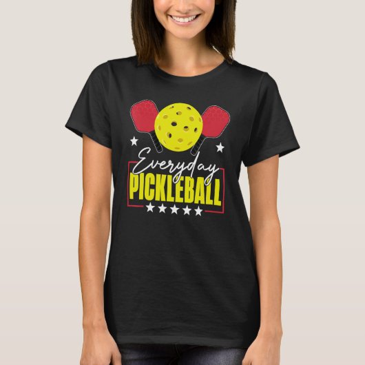 Everyday Pickleball Funny Pickleball   Player Men  Tシャツ (正面)
