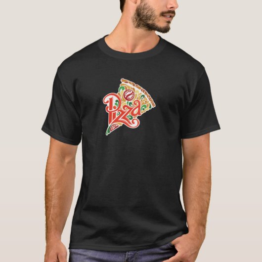 Everyday pizza t-shirt for everyone tシャツ (正面)