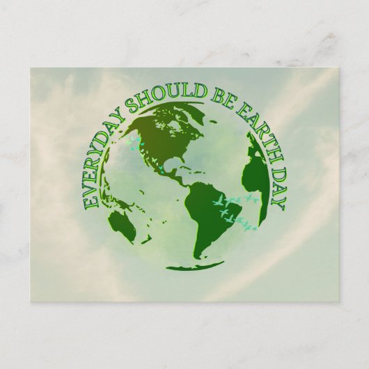 Everyday should be Earth Day シーズンポストカード (正面)