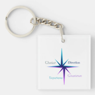 Everyday Symbols Square Keychain キーホルダー
