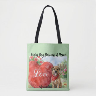 Everyday Tote  Bag for th Adopted Dog Owner トートバッグ