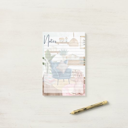 Everyday Whimsy – Illustrated Notes ポストイット (デスク上)