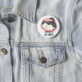 Everyday's A Cat-urday Funny Fat Kitty Cat Pun 缶バッジ (インサイチュ)