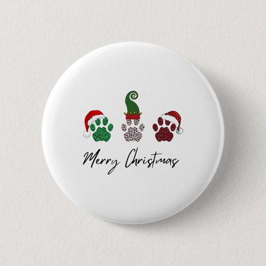 EveryhoundイタリアンメリークリスマスポーP 缶バッジ (正面)