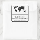 Everyman Premirationステッカー スクエアシール (バッグ)