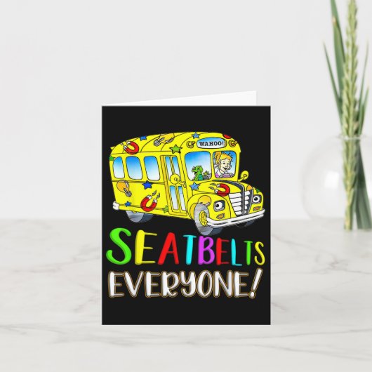 Everyoneおもしろい魔法スクールバスドライバジョブプライド カード (正面)