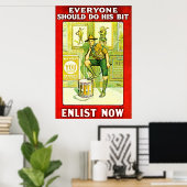 Everyone -プリント ポスター (ホームオフィス)