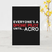 Everyone A Droneパイロットまで – おもしろい FPV カード (黄色い花)