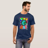 Everyone Belongs Here Earth DayゲイプライドLGTBQ Al Tシャツ (正面フル)
