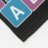 Everyone Communicates Differently Autism Awareness フリースブランケット (角)