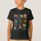Everyone Communicates Differently Autism Neurodive Tシャツ (正面)