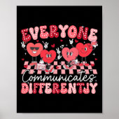 Everyone Communicates Differently Special Educatio ポスター (正面)