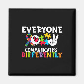 Everyone Communicates Differently Speech Therapy  マグネット (正面)