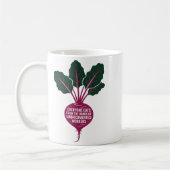 Everyone Eats From The Hands Of Undoented Workers コーヒーマグカップ (左)