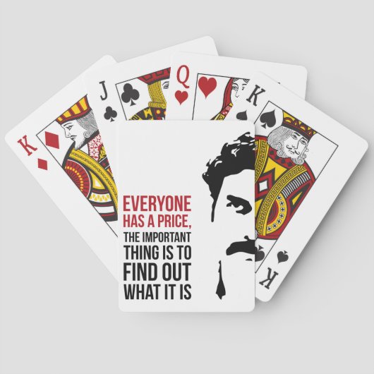 Everyone has a price トランプ (裏面)