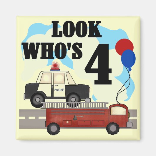 Everyone Heroes 4th誕生日 マグネット (正面)