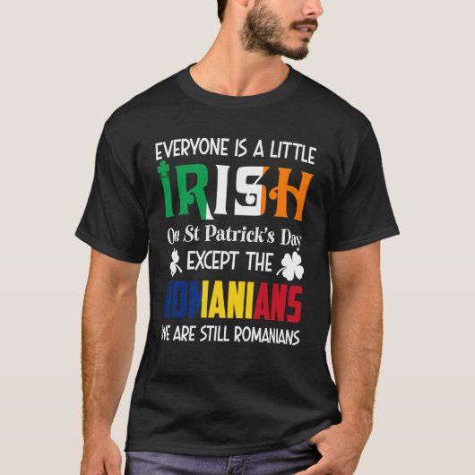 Everyone Is A Little Irish On St Patricks Day Roma Tシャツ (正面)