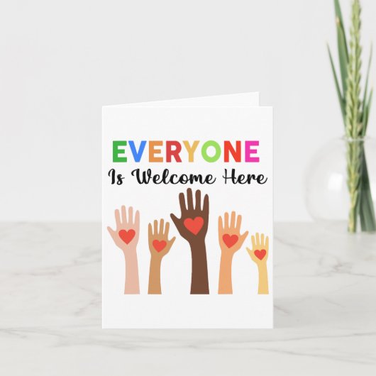 Everyone Is Welcome Here先生 カード (正面)