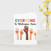 Everyone Is Welcome Here先生 カード (黄色い花)