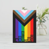 Everyone is Welcome Here (Progressプライド)フラグ シーズンカード (スタンド正面)