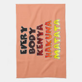 Everyone Kenya Hakuna Matata キッチンタオル (縦)