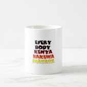 Everyone Kenya Hakuna Matata コーヒーマグカップ (中央)