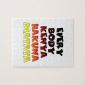 Everyone Kenya Hakuna Matata ジグソーパズル (横)