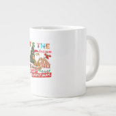 Everyone Loves A At Christmas Christmas Santas Com ジャンボコーヒーマグカップ (正面右)