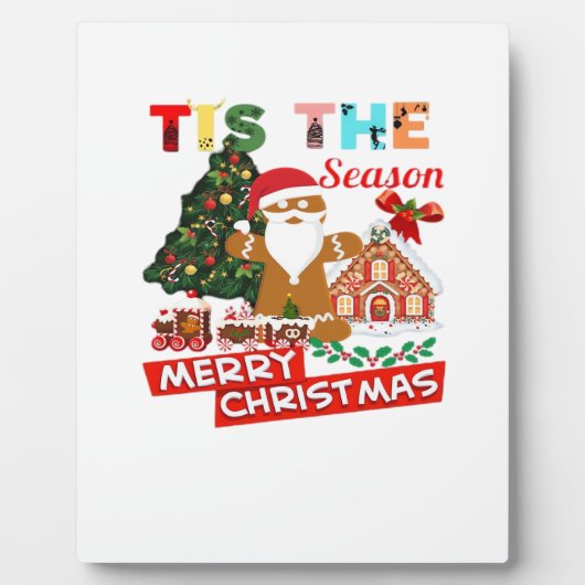 Everyone Loves A At Christmas Christmas Santas Com フォトプラーク (正面)