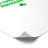 Everyone Loves An Irish Girl Shirt Funny St Patric ポスター (角)