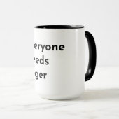Everyone Needs Roger Support Mug マグカップ (正面右)