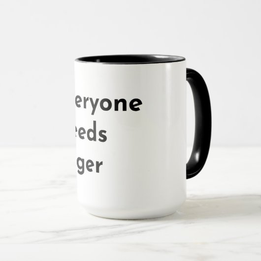 Everyone Needs Roger Support Mug マグカップ (正面右)