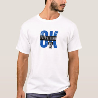 Everyone ok基本的な黒いTシャツ Tシャツ