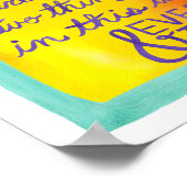 Everyone & Television (ターコイズと紫) ポスター (角)