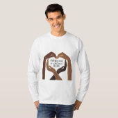 Everyone Welcome Here - Unity & Diversity Tシャツ (正面フル)