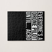 EveryonesドローンパイロットまでおもしろいAcro Quadcoptter ジグソーパズル (横)