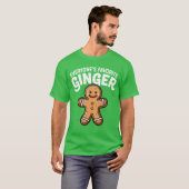 Everyones Favorite Ginger T Funny Gingerbread Man  Tシャツ (正面フル)