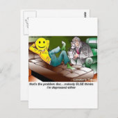 Everyone's Inセラピーティーおもしろいマグカードギフト ポストカード (正面/裏面)