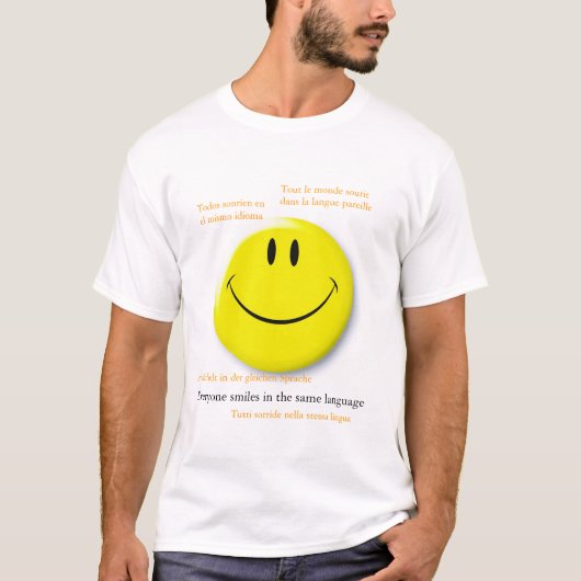 EverySmilesSameLanguage Tシャツ (正面)