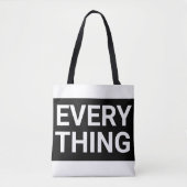 EVERYTHING白黒 トートバッグ (正面)