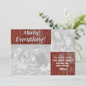 Everything メリー Holiday Greeting 素朴 2 Photos シーズンカード (スタンド正面)