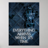 Everything arrives when it’s time. Ispiration ポスター (正面)
