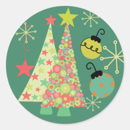 Everything Christmas Roundステッカー ラウンドシール