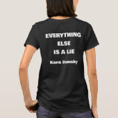 Everything else is a lie tシャツ (裏面)