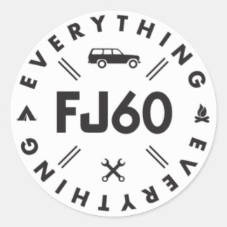 Everything FJ60ステッカー ラウンドシール
