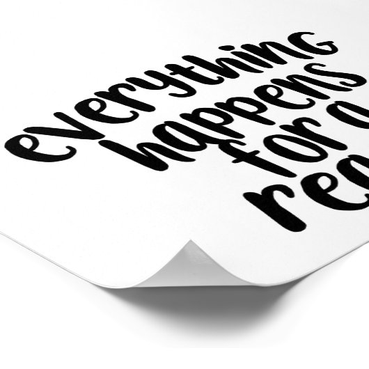 Everything for a Reason Poster ポスター (角)