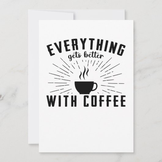 Everything Gets Better With Coffee セーブザデート (正面)
