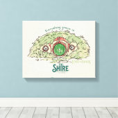 Everything Grows in THE SHIRE™ キャンバスプリント (インサイチュ (ウッドフロア))