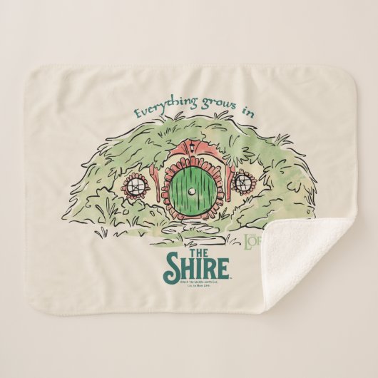 Everything Grows in THE SHIRE™ シェルパブランケット (正面(横))
