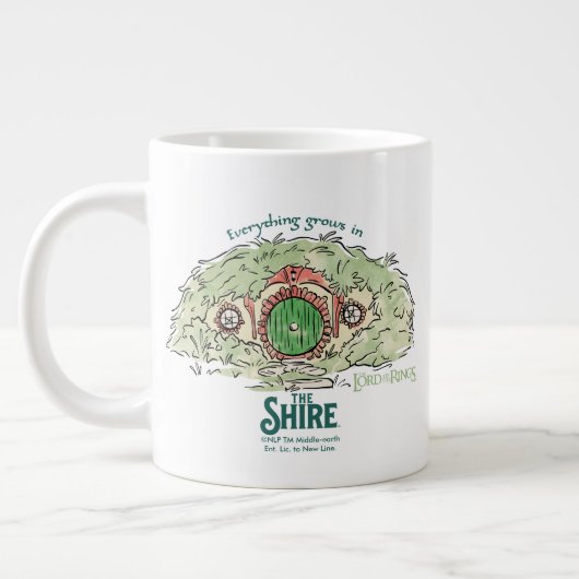 Everything Grows in THE SHIRE™ ジャンボコーヒーマグカップ (左)